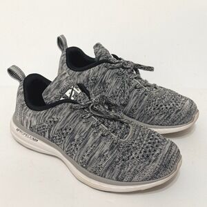 APL Athletic Propulsion Labs TechLoom Pro Sneakers‎ Womens 5.5 Grey White Knit